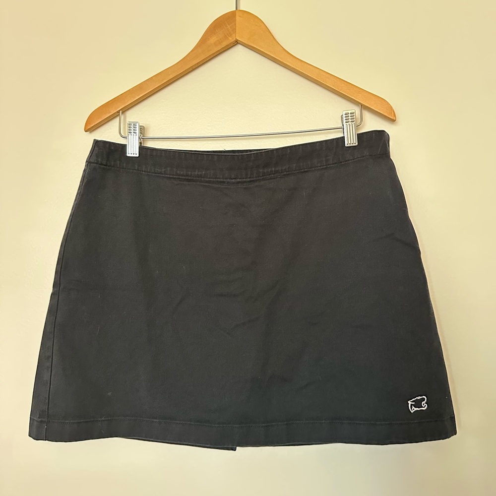 Lands End black skort
